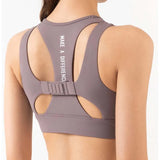 Padded Cross Strap Sports Bra