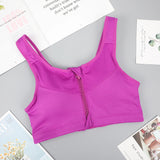 Seamless Push Up Cotton Sports Bra