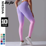 Breathable Ombre Colour Fitness Leggings