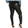 Faux Leather  Pant Tummy Control